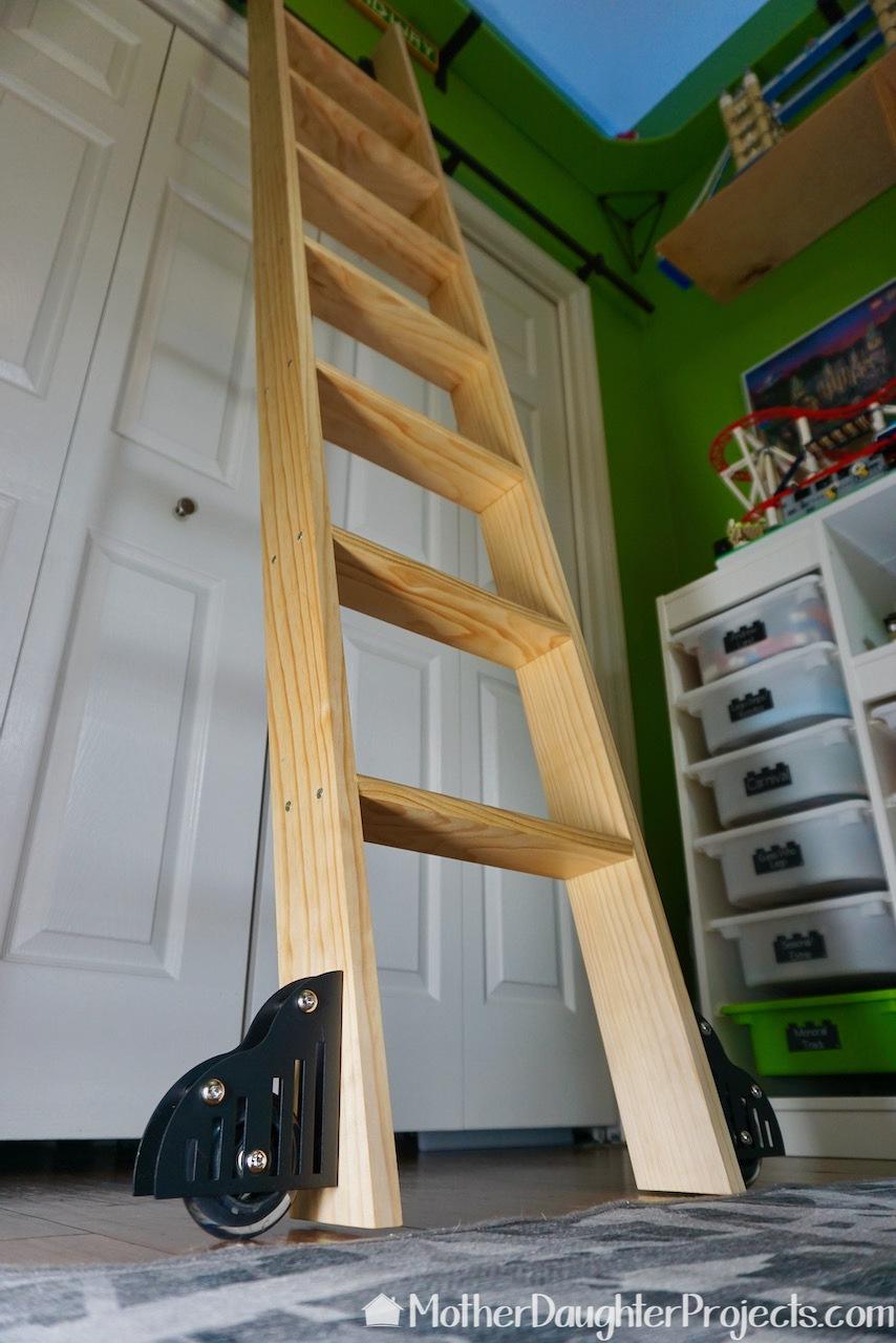 DIY Rolling Library Ladder 4 Steps (with Pictures) Instructables