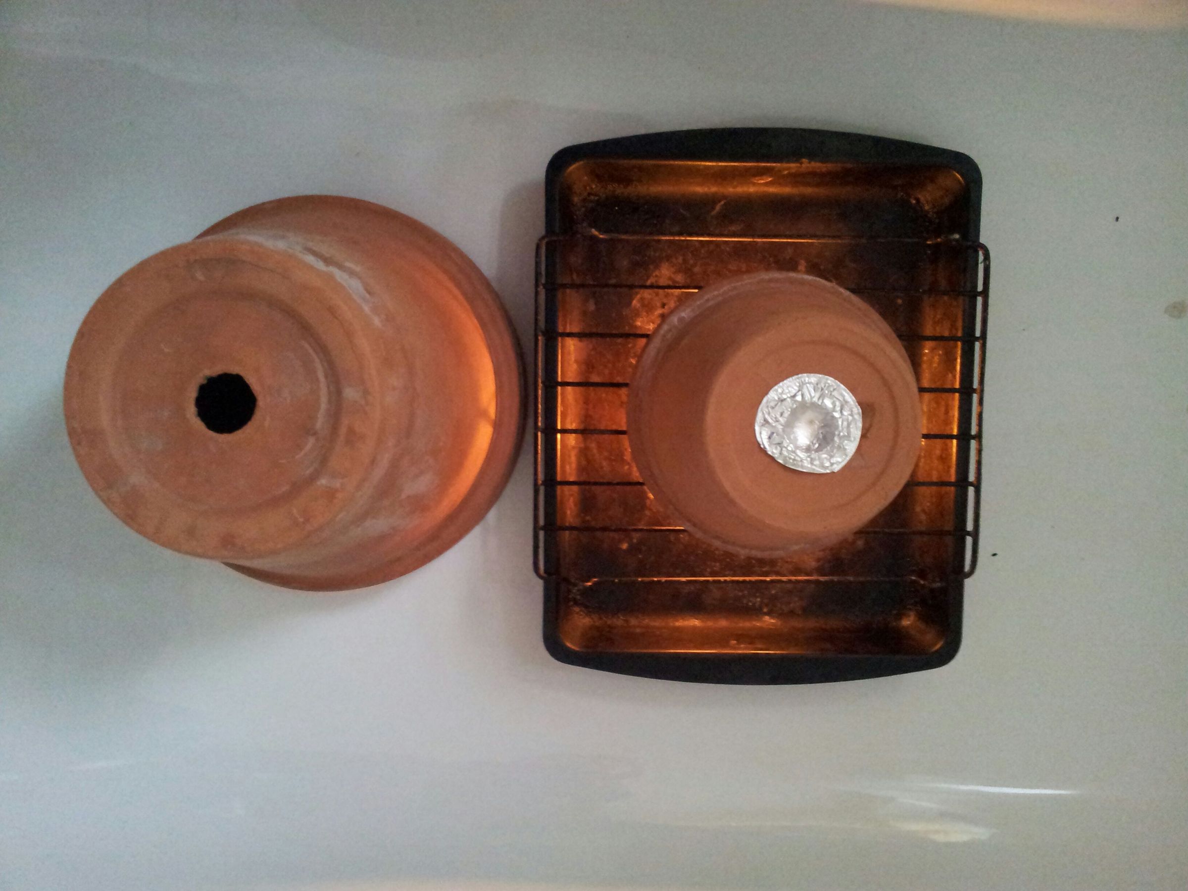 Flower Pots & Tea Lights Heater 4 Steps Instructables