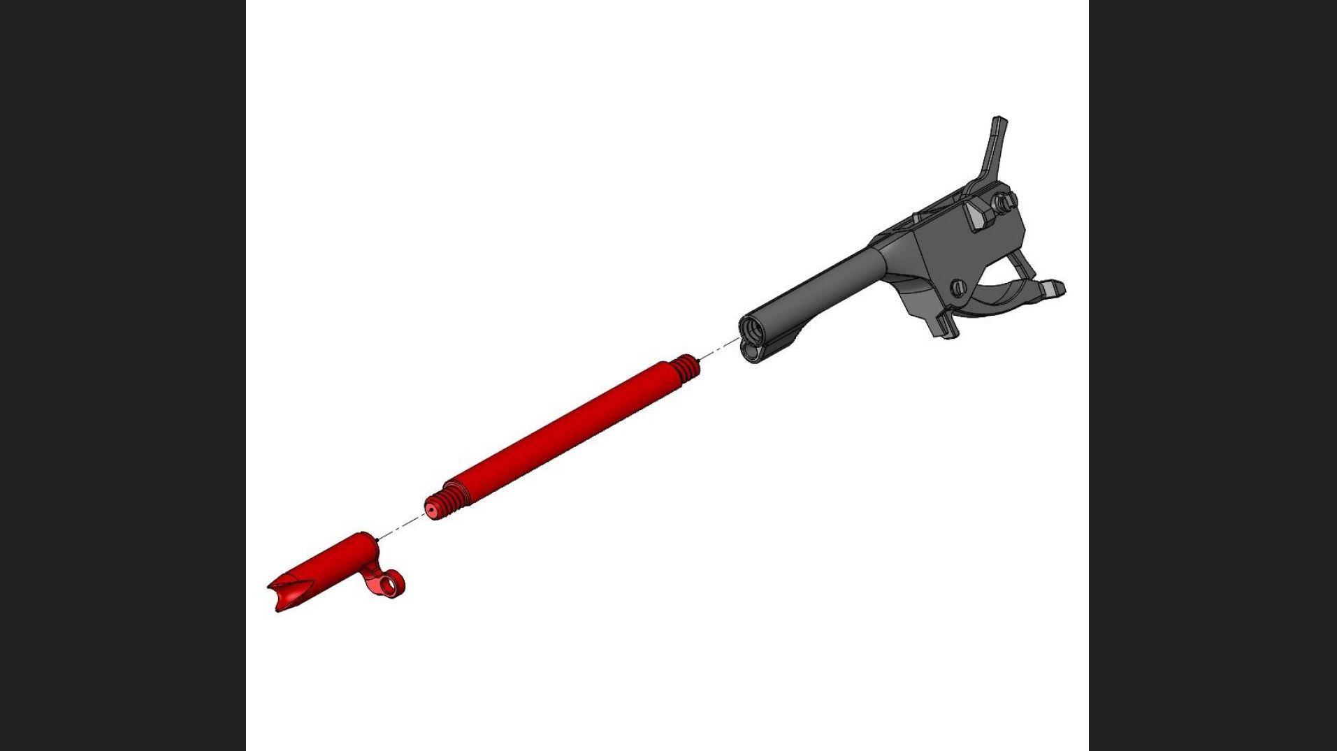 The Arcus Fully 3D Printed Rubber Band Gatling Gun 33 Steps (with