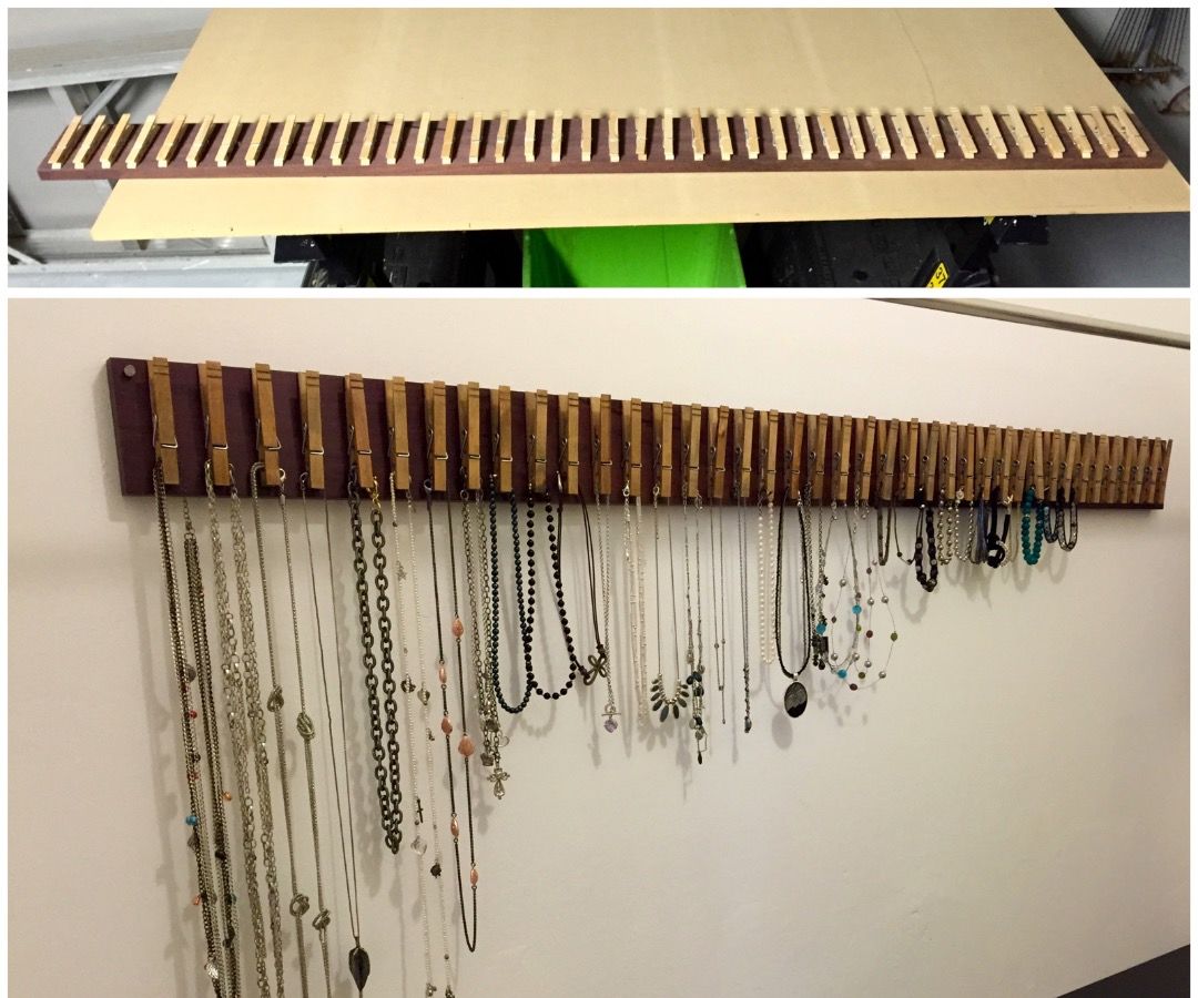 Clothespin Jewelry Hanger 3 Steps (with Pictures) Instructables