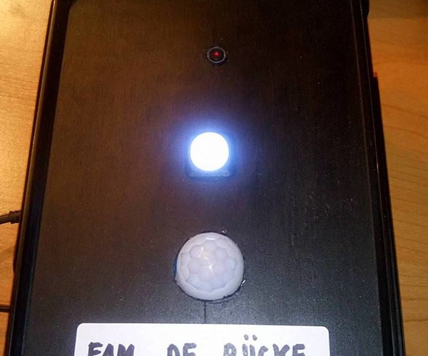 Raspberry Pi Doorbell With Camera