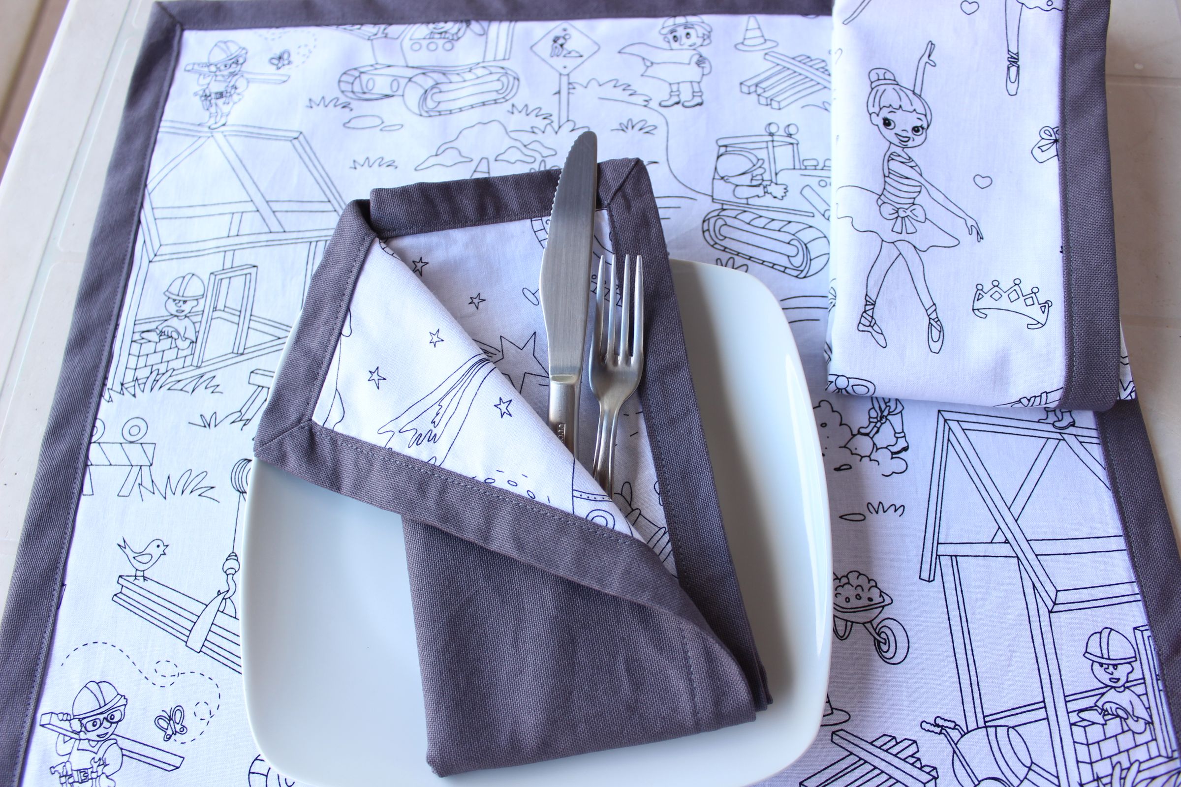 DIY Self Binding Cloth Napkins 4 Steps (with Pictures) Instructables