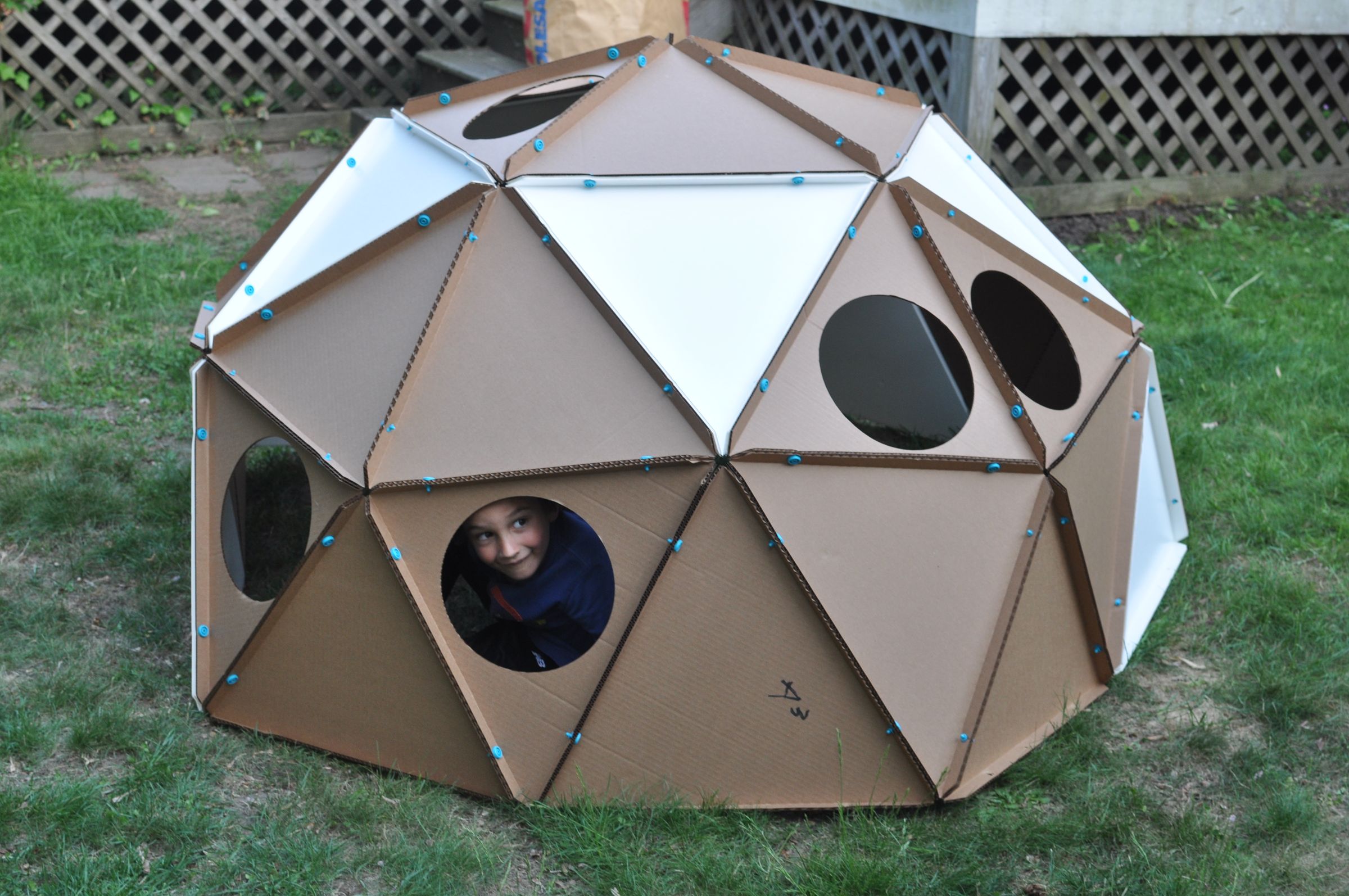 Geodesic Dome From LaserCut Cardboard 4 Steps (with Pictures