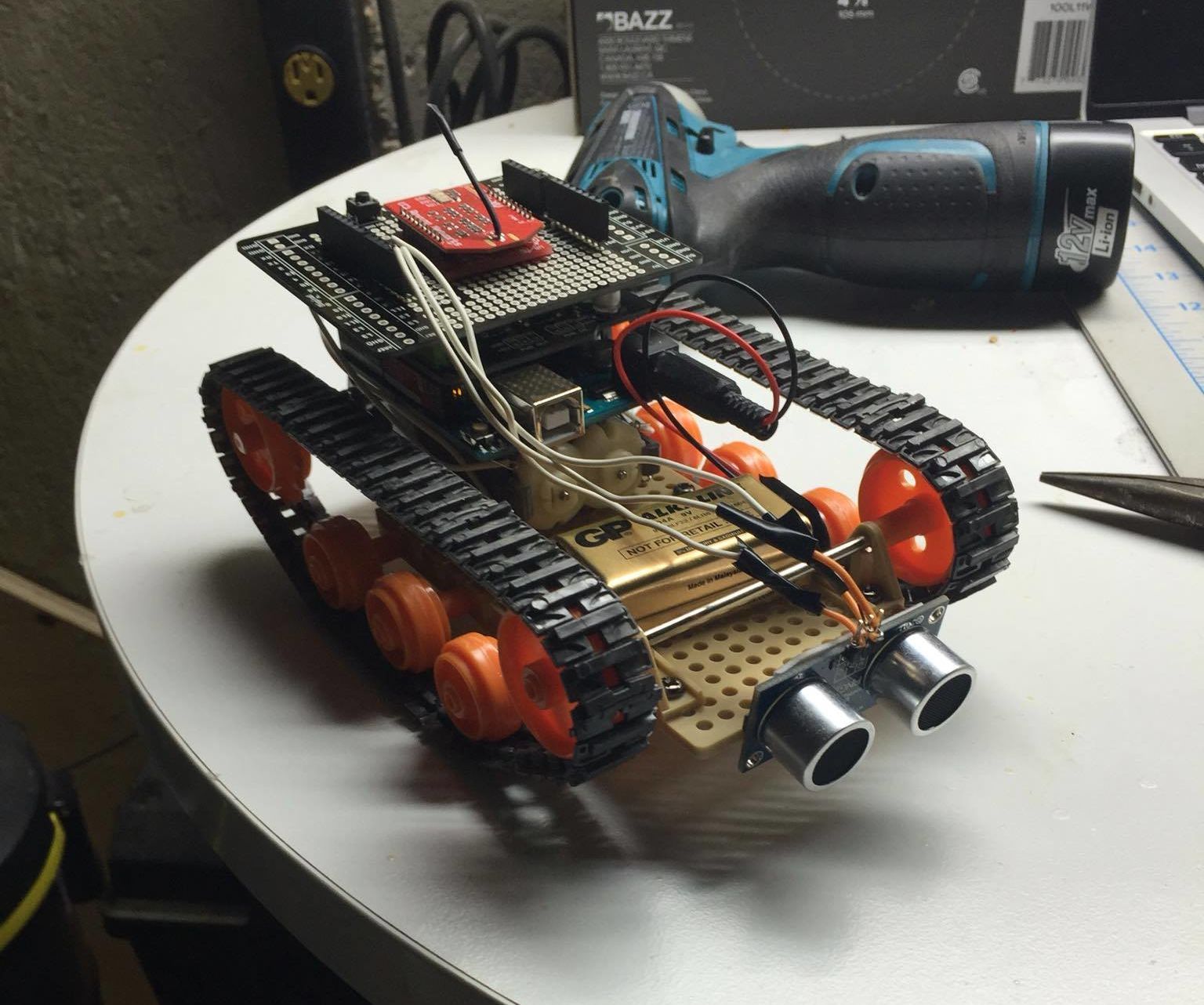 3d printed arduino tank DIY Project DIY Project Image