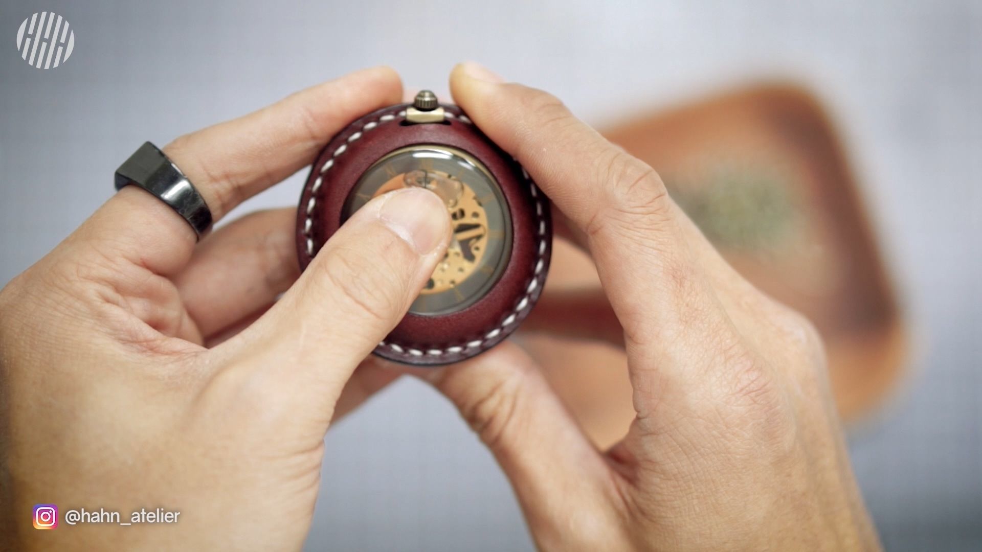 Pocket Watch Leather Case 19 Steps (with Pictures) Instructables