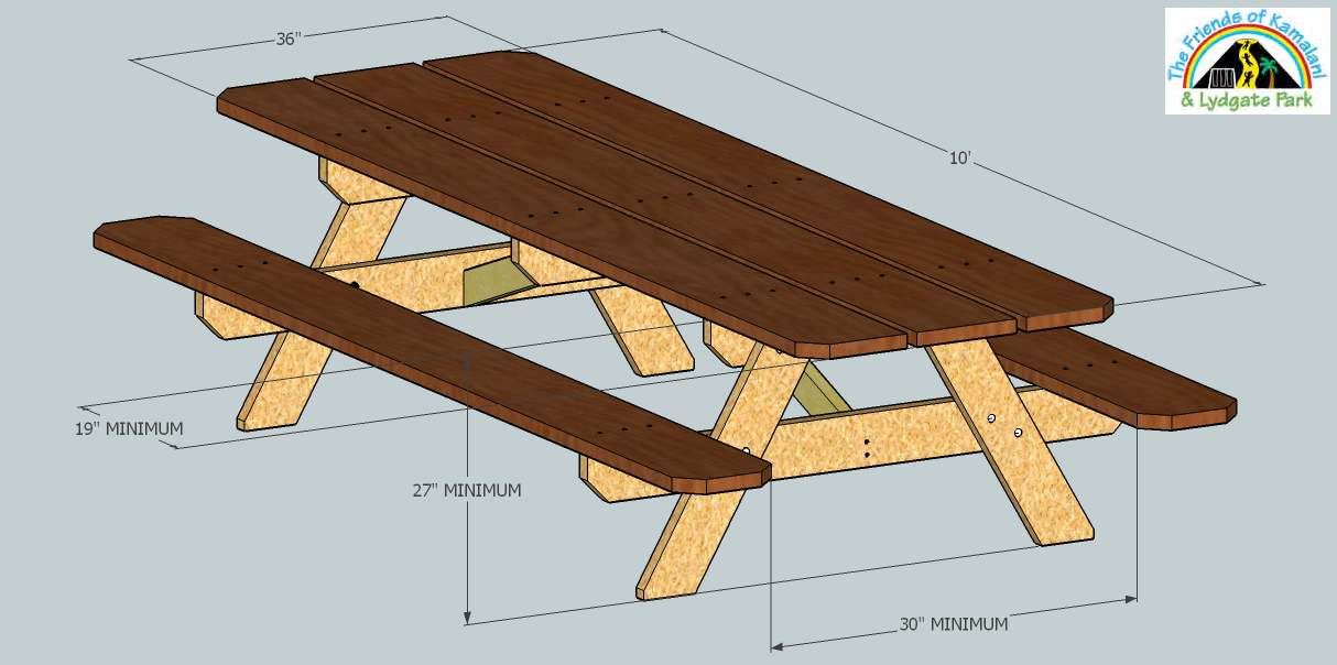 Ada Compliant Picnic Tables 5 Steps With Pictures Instructables 2044