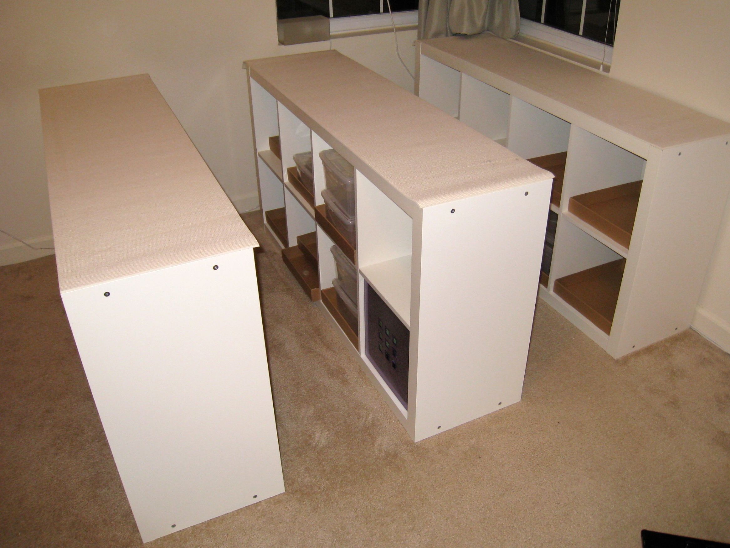 Raised Bed With Expedit Bookshelves For Storage 3 Steps With Pictures Instructables