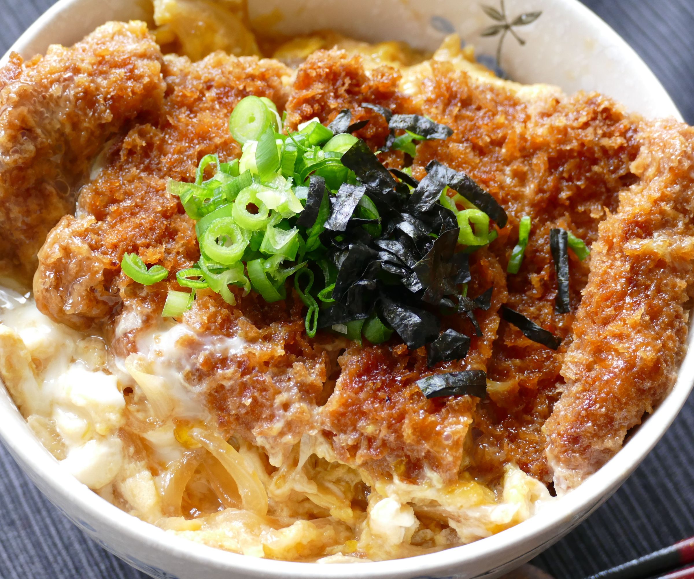 *Katsudon / Japanese Deep Fried Pork Cutlet Rice Bowl