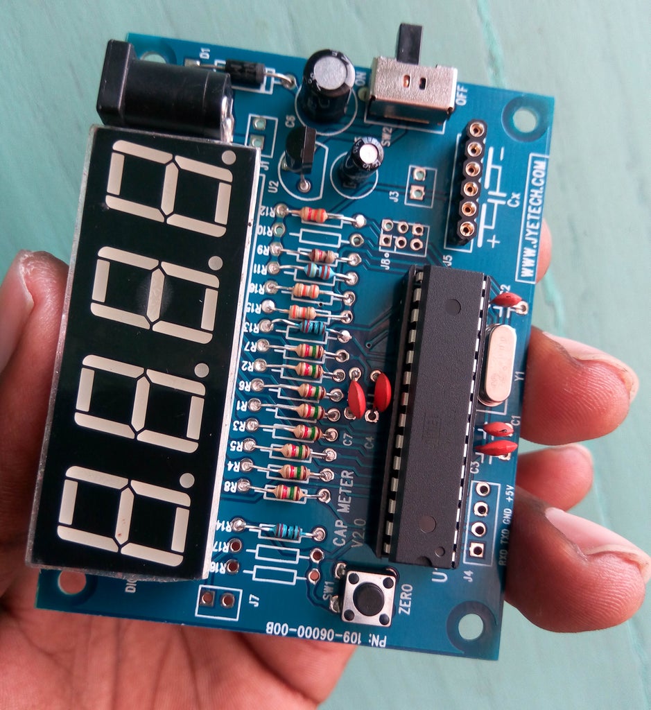 DIY Capacitance Meter 7 Steps Circuit Diagram