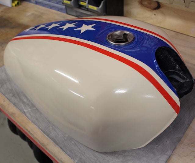 Painting A Motorcycle Gas Tank With Spray Paint Reviewmotors.co