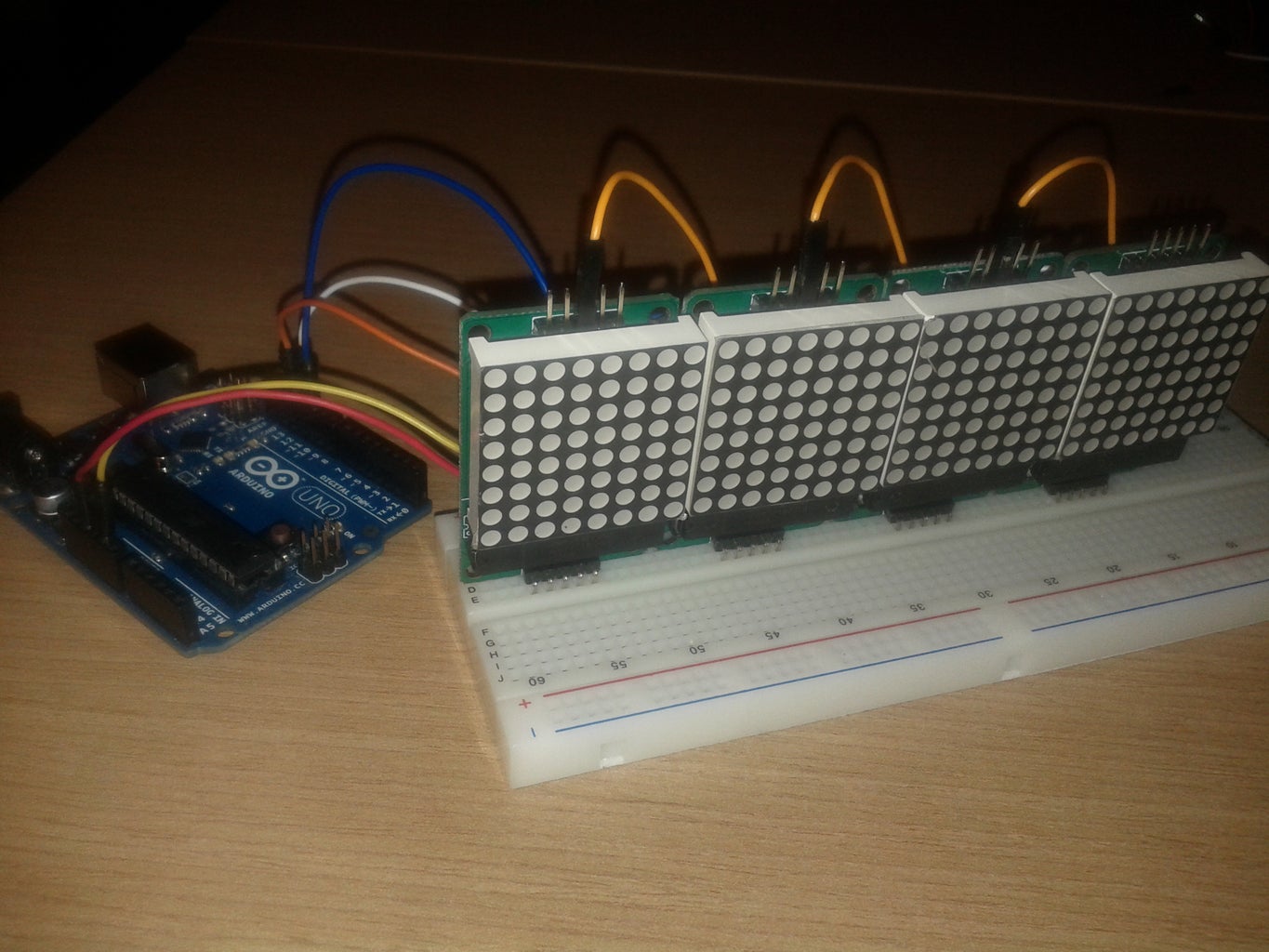 Multiple LED Matrices With Arduino : 8 Steps - Instructables