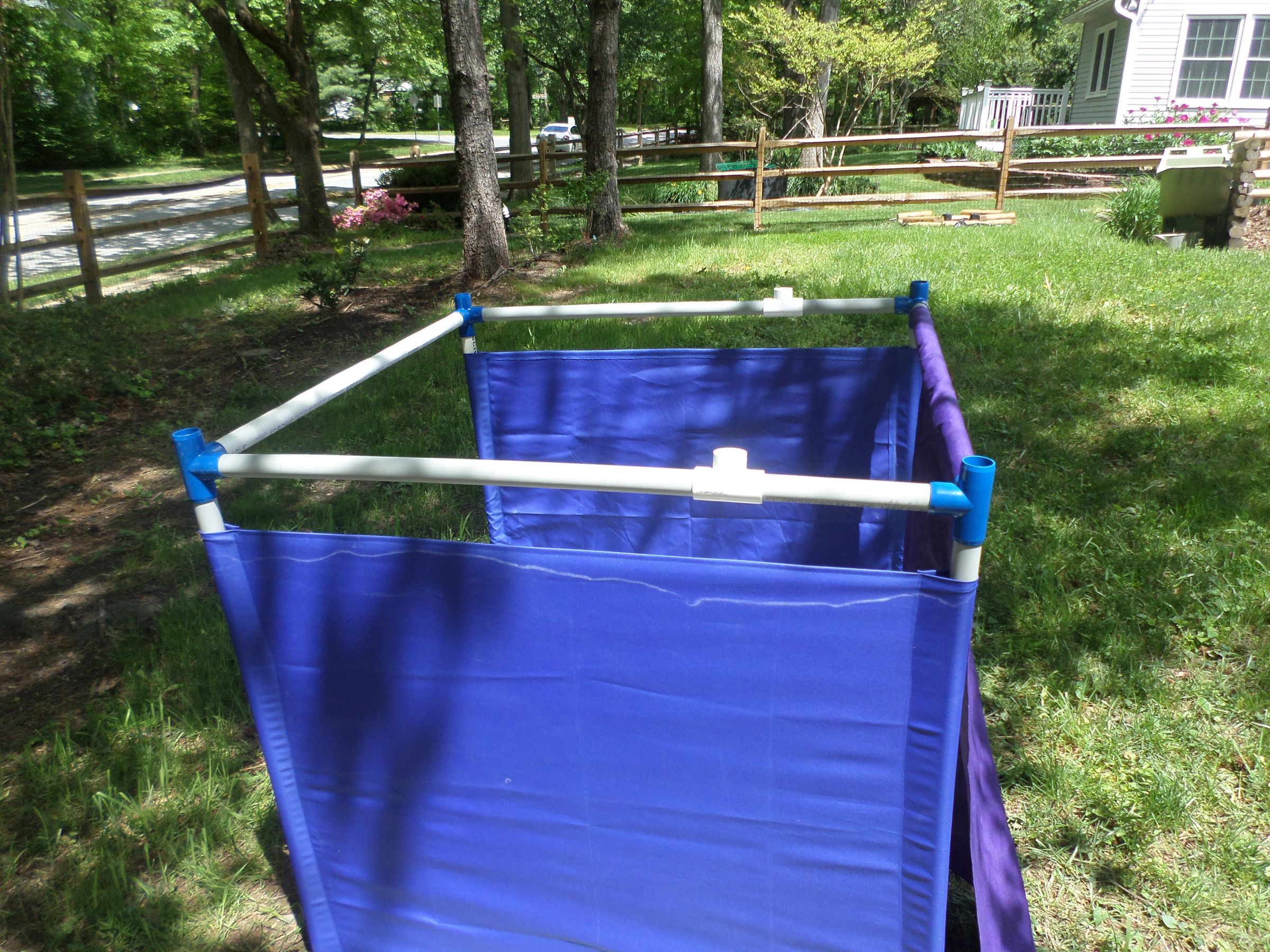 PVC Playhouse and Puppet Stage 9 Steps Instructables
