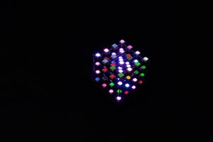 RGB LEDCUBE Using NEOPIXEL LEDs and PCB