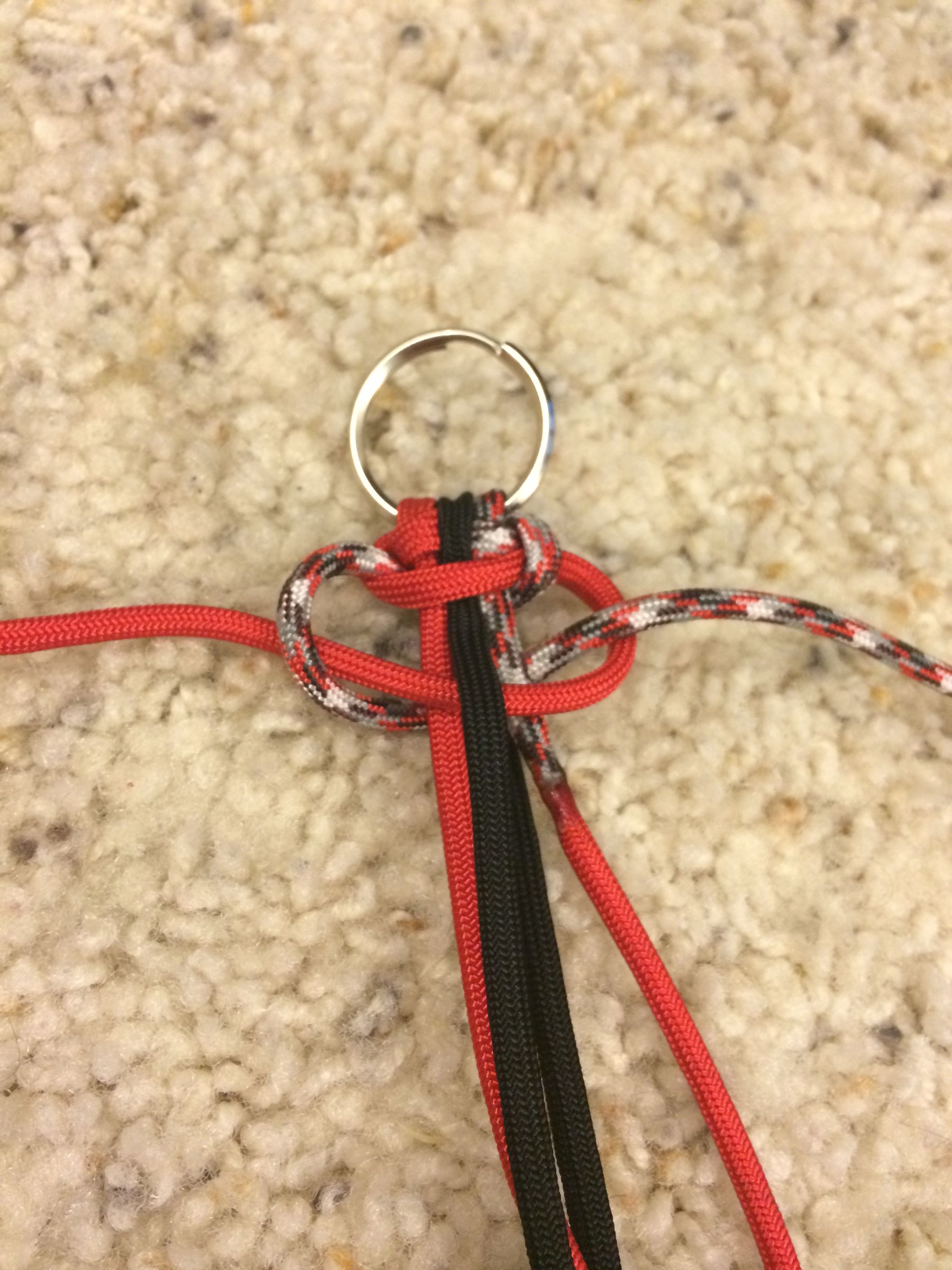How to Make a Paracord Keychain 6 Steps Instructables