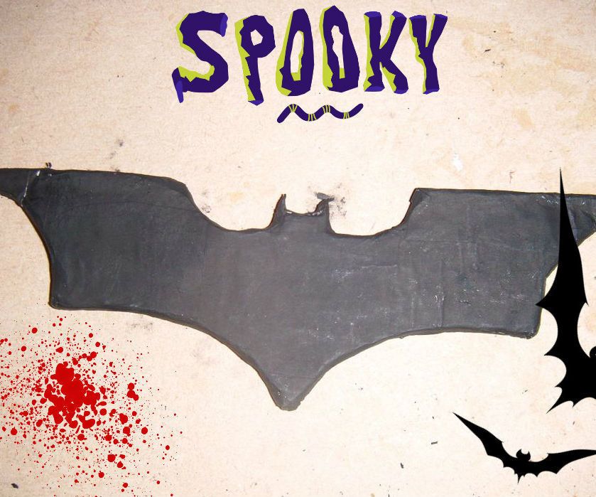 batman batarang working prop /paper machea DIY Project DIY Project Image