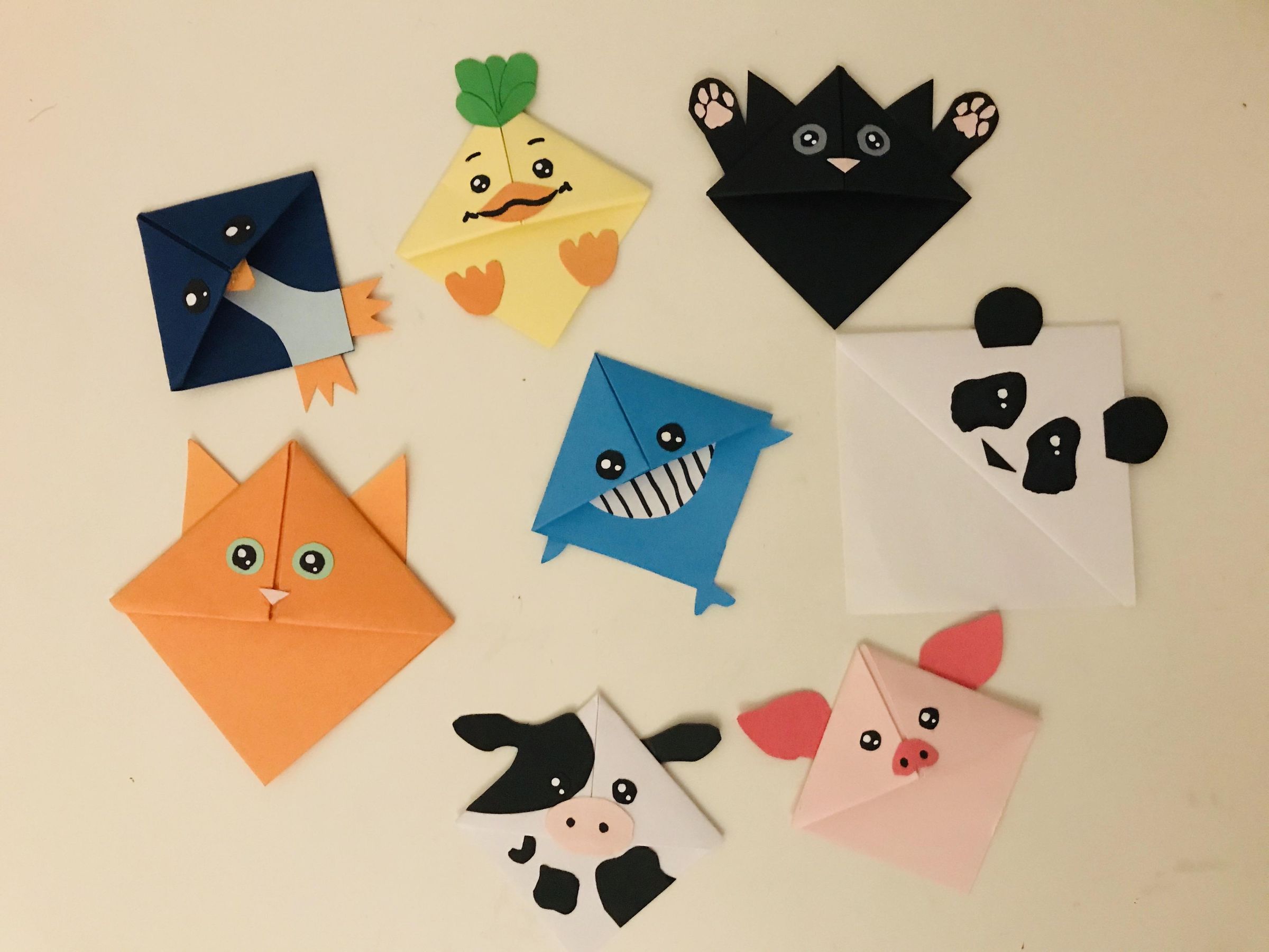 Cute Origami Bookmarks 5 Steps (with Pictures) Instructables