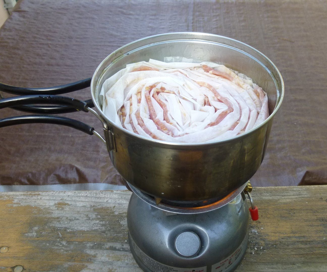 Cooking Bacon in a Camping Pot 7 Steps (with Pictures) Instructables