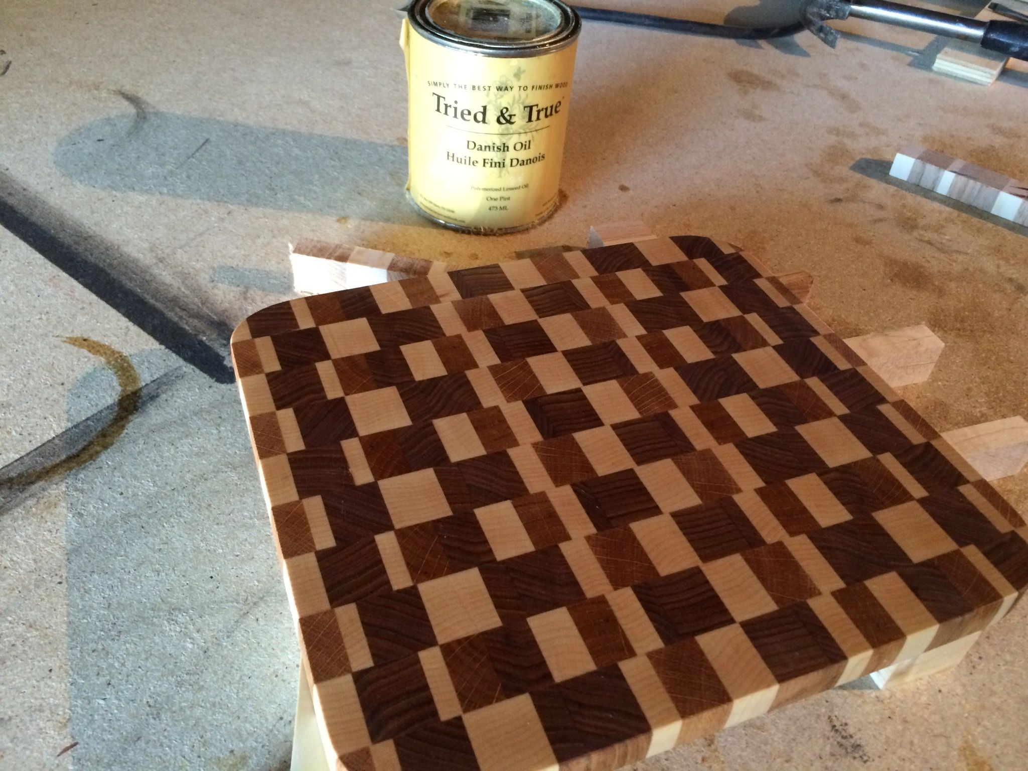 Meat and Cheese End Grain Cutting Board 6 Steps (with Pictures