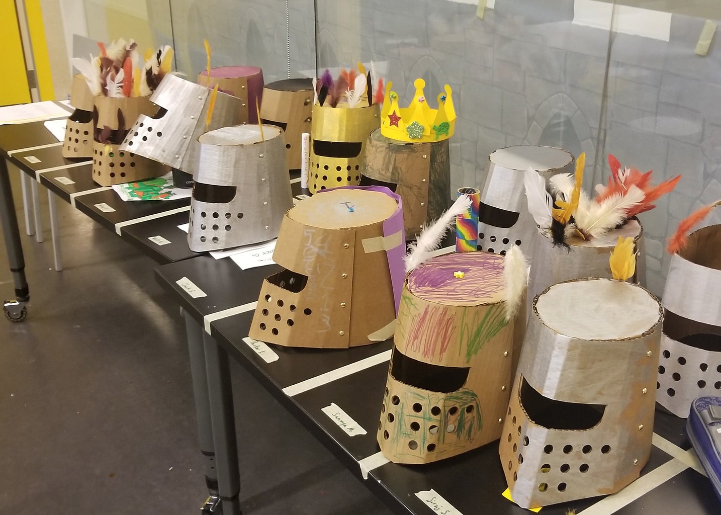 Cardboard Knight Helmet 3 Steps (with Pictures) Instructables