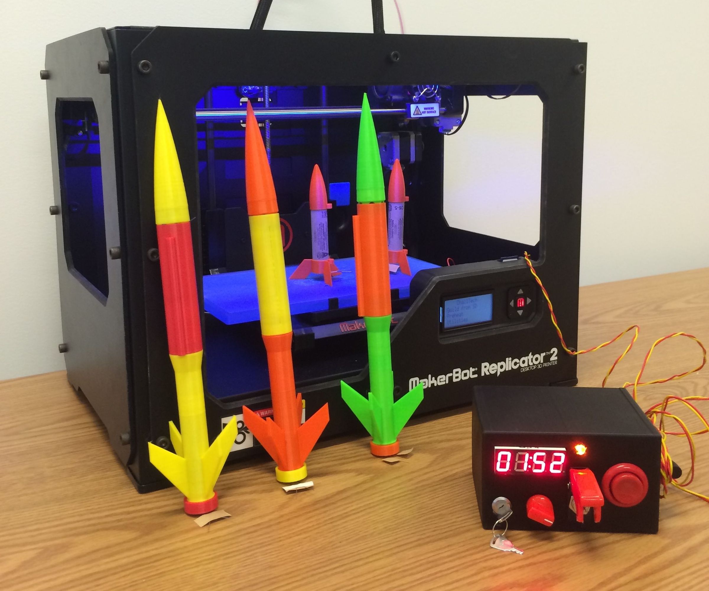 DIY guide for Arduino Model Rocket Launcher for 3D Printed Rockets with step-by-step instructions
