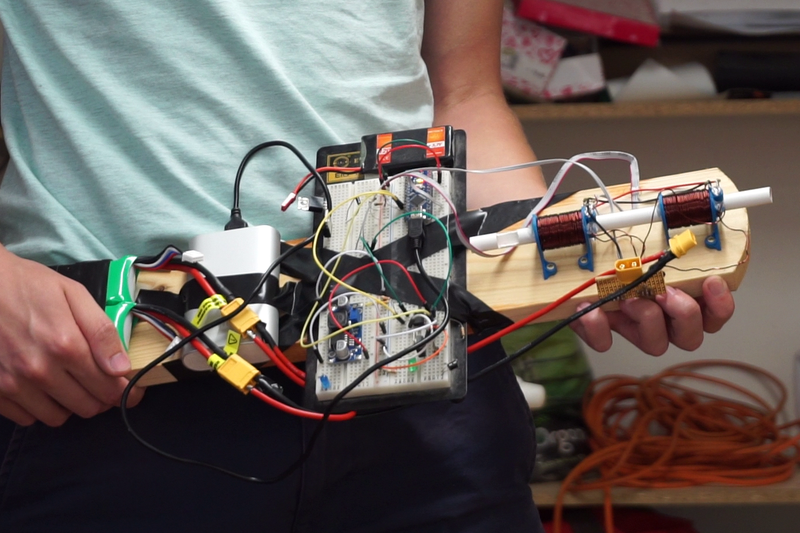 Coilgun Without Massive Capacitors