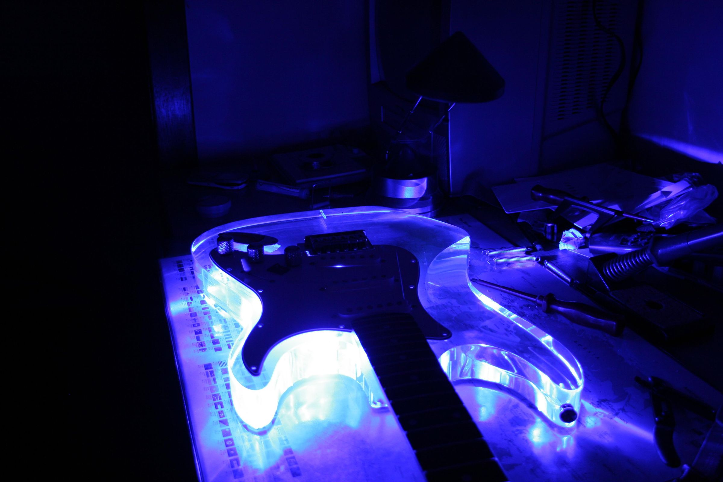 Acrylic Guitar LED Mod 4 Steps (with Pictures) Instructables