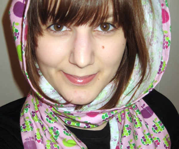 How to Sew a Hooded Scarf or Scoodie!
