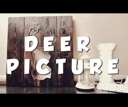 [diy] deer picture made from pallets DIY Project DIY Project Image