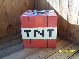 Cardboard Minecraft TNT - Instructables