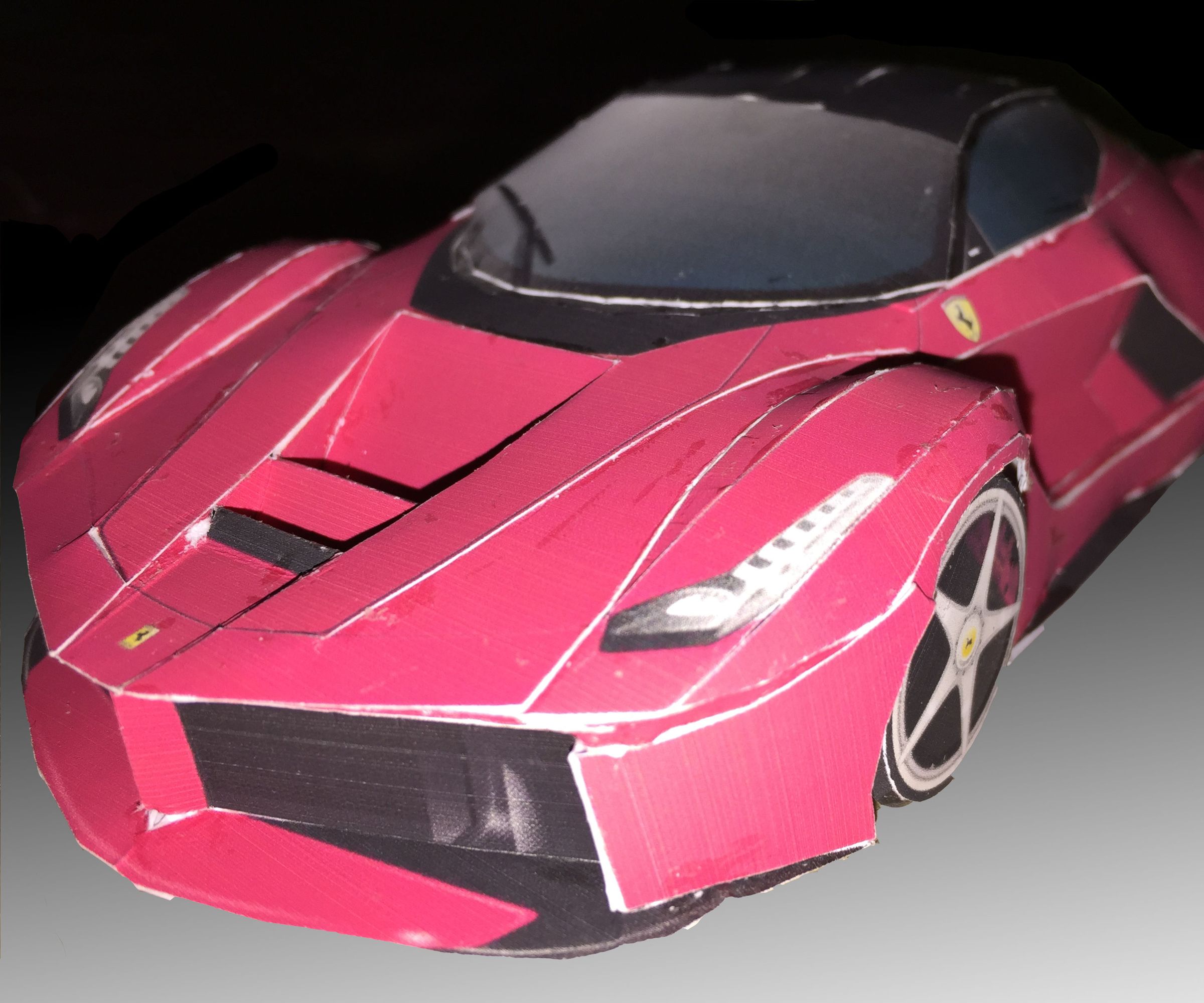 pink ferrari toy car