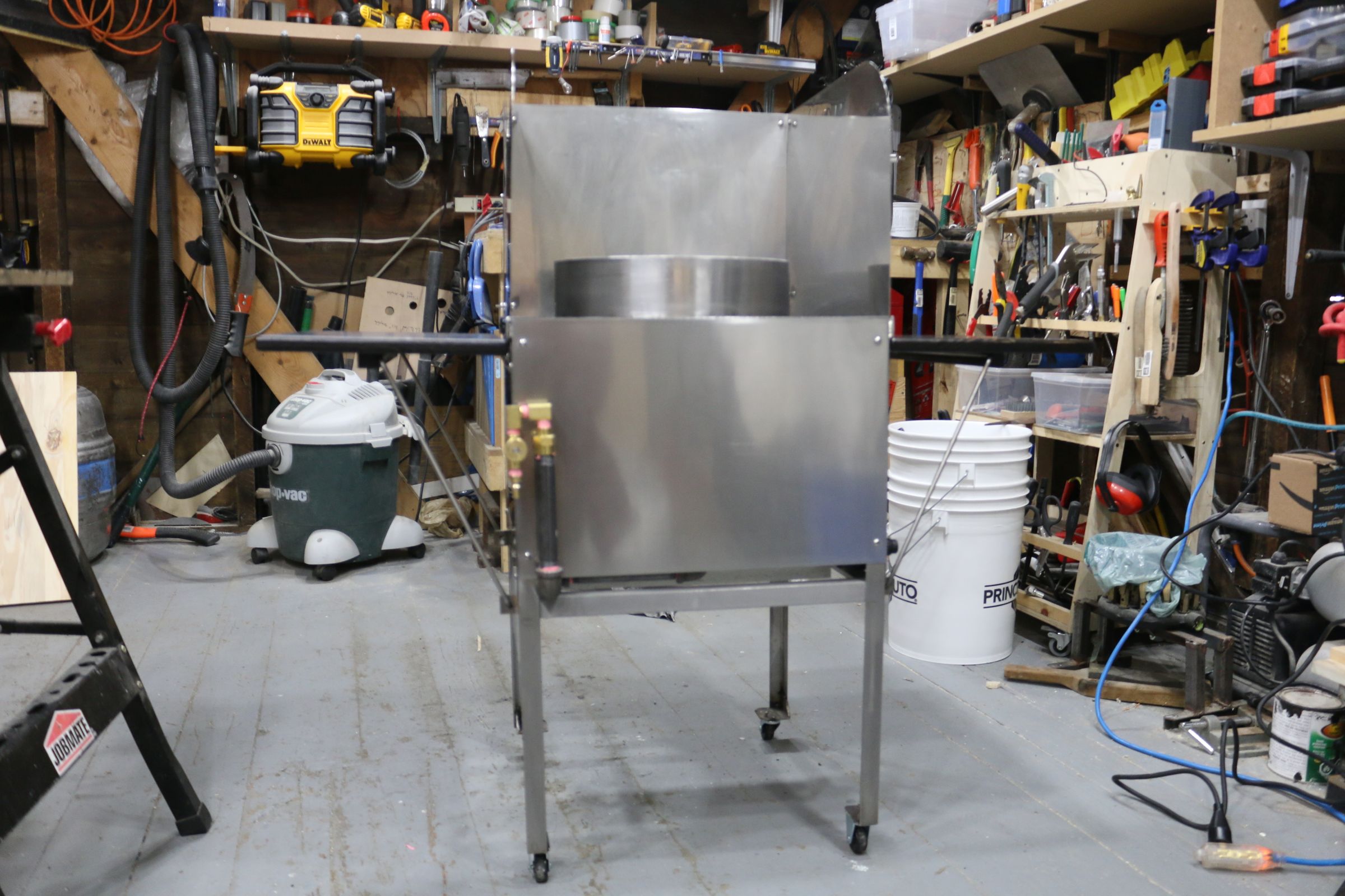 How to Make a Stainless Steel Wok Station / Fryer / Griddle 10 Steps