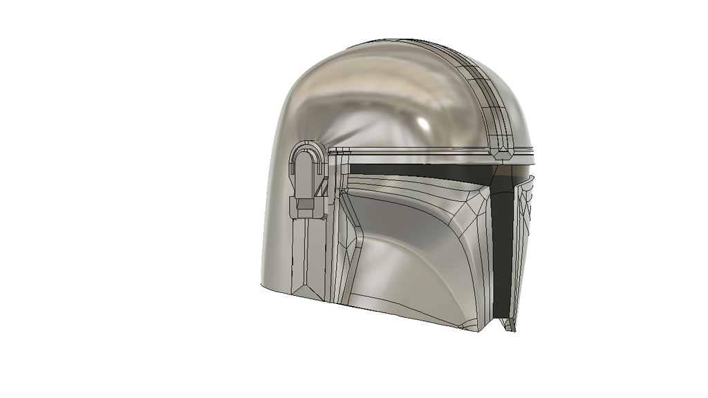 Mandalorian Helmet On 3d Printer 6 Steps Instructables