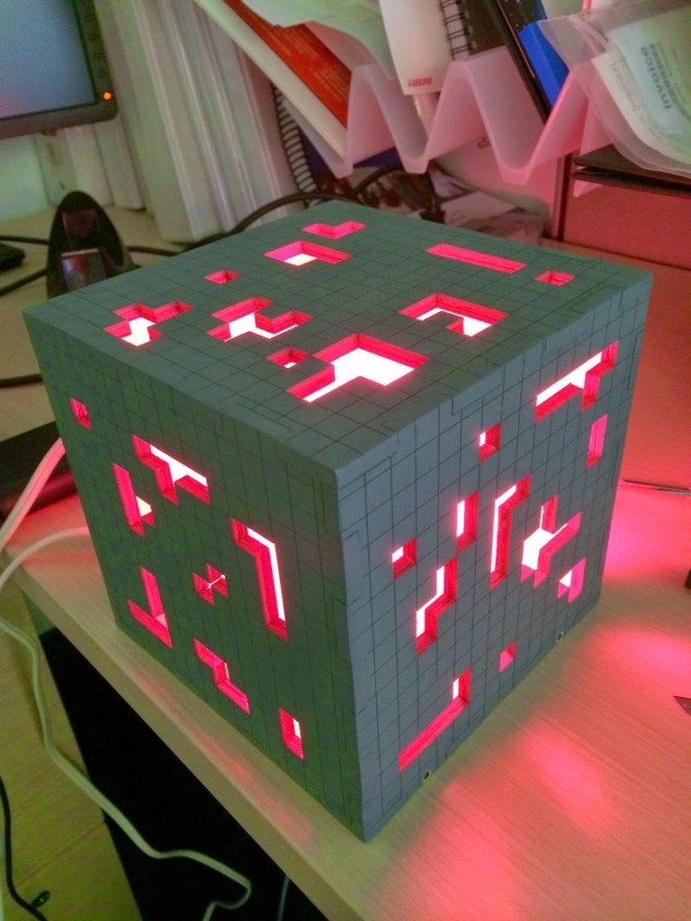 Super Solid Minecraft Redstone Lamp 6 Steps With Pictures Instructables Super Solid Minecraft Redstone Lamp 6 Steps With Pictures Instructables