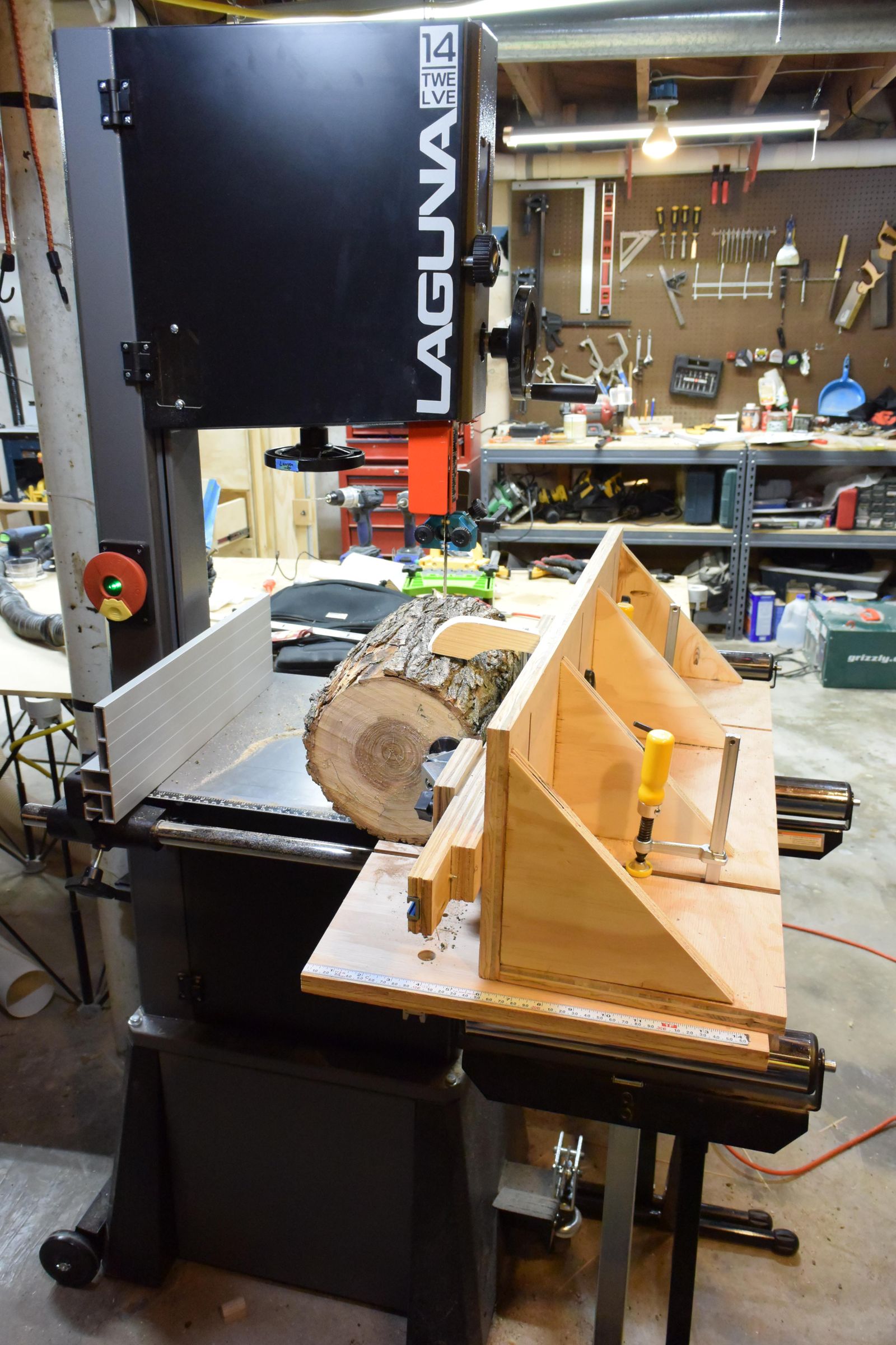 Bandsaw Milling Log Jig 8 Steps (with Pictures) Instructables