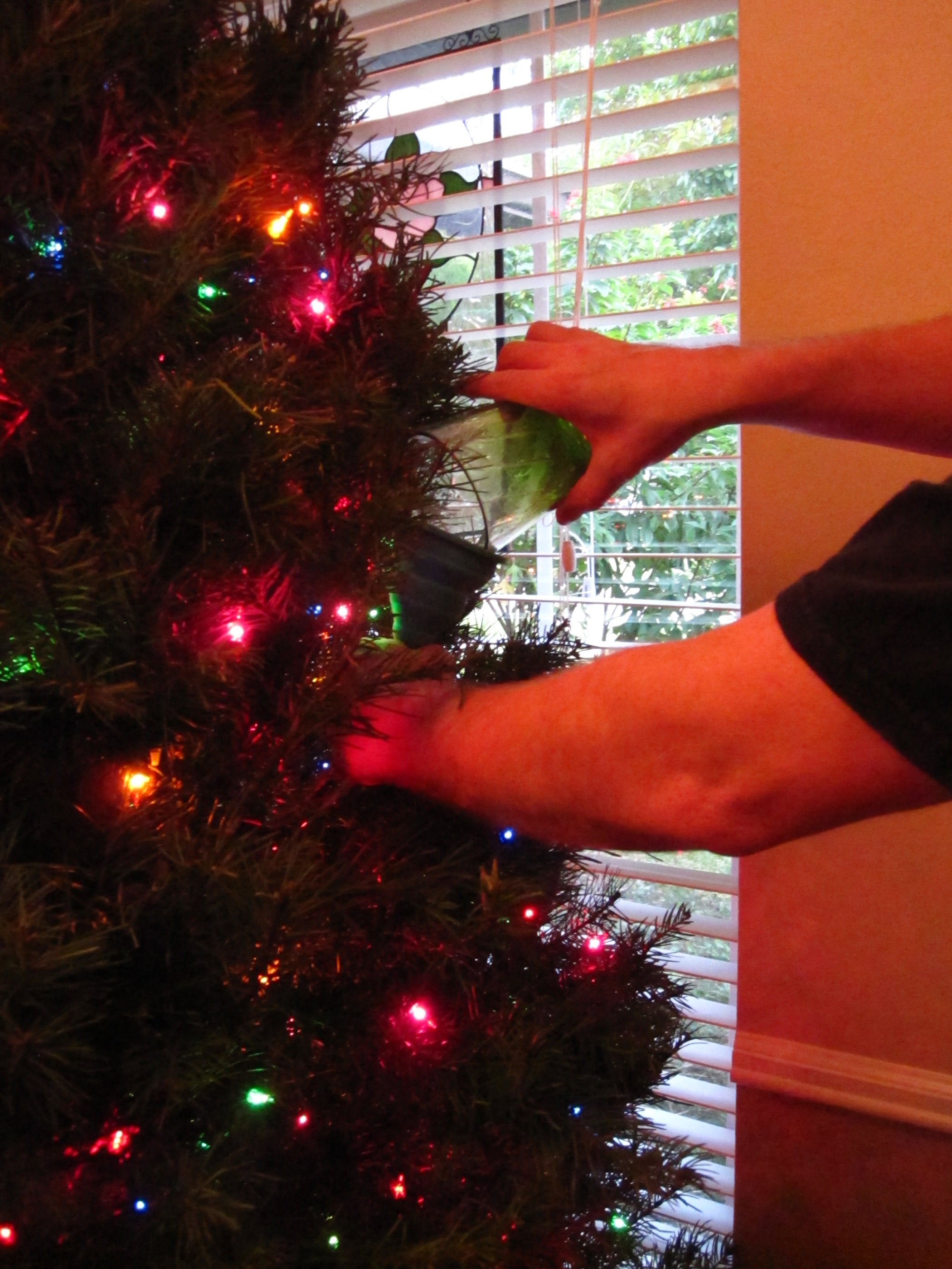 Christmas Tree Lifehack Watering Funnel Instructables