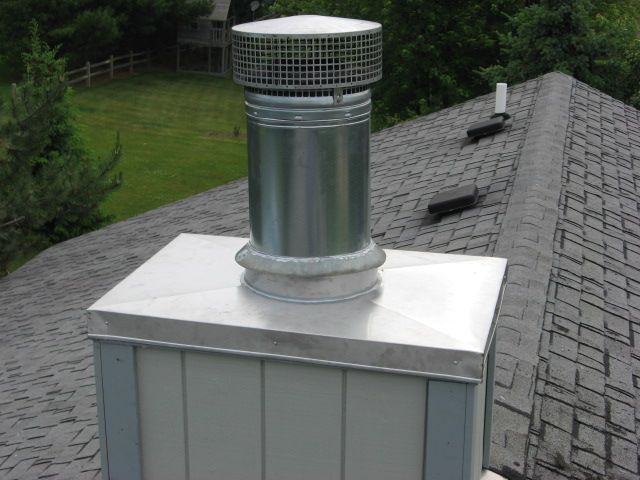 Installing a Stainless Steel Chimney Chase Cover : 9 Steps (with