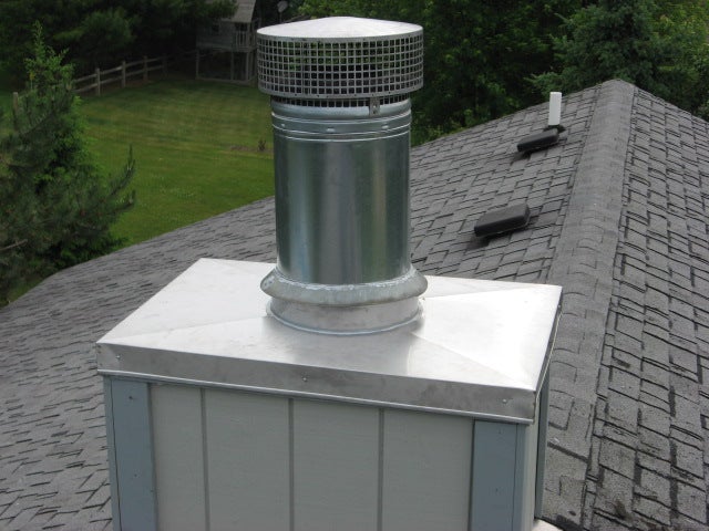 Installing a Stainless Steel Chimney Chase Cover 9 Steps Installing a Stainless Steel Chimney Chase Cover 9 Steps