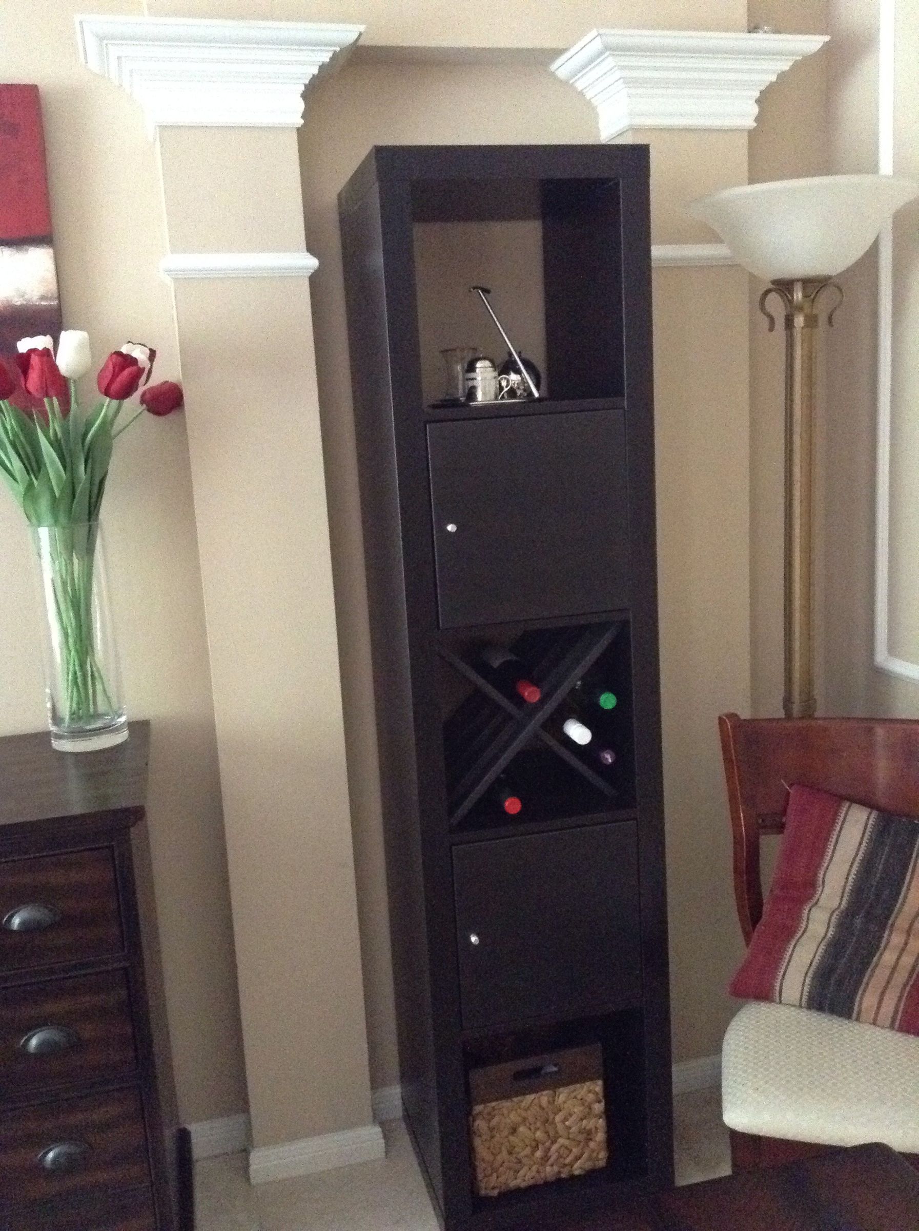 IKEA Hack EXPEDIT Wine Rack Instructables