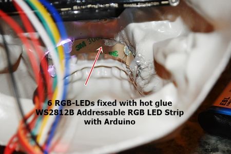 Halloween Project With Skull, Arduino, Blinking LEDs and Scrolling Eyes ...