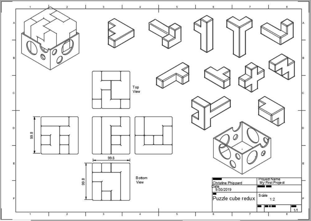 3d Printed Puzzle Cube 7 Steps With Pictures Instructables