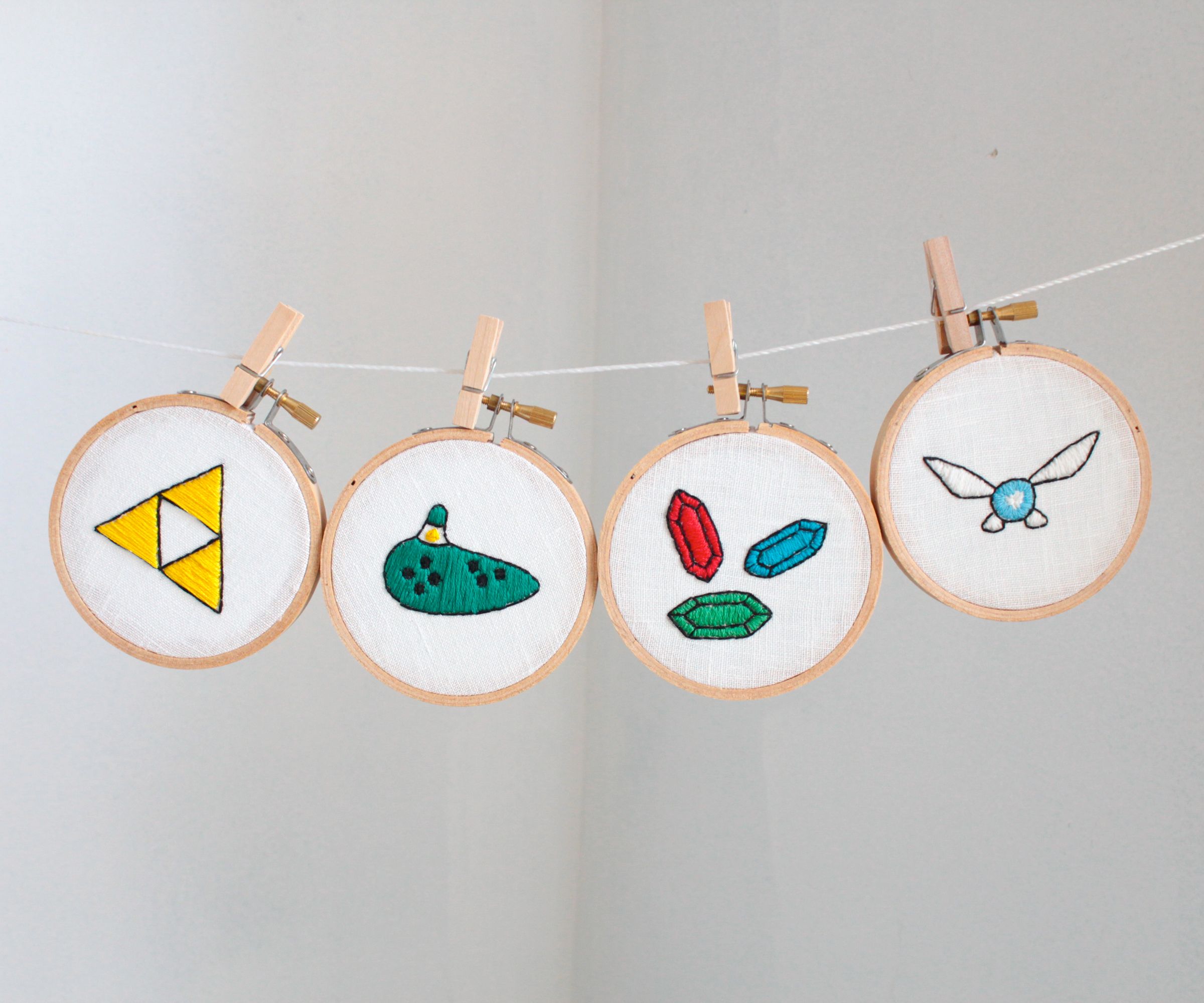 legend of zelda embroideries + pattern DIY Project DIY Project Image