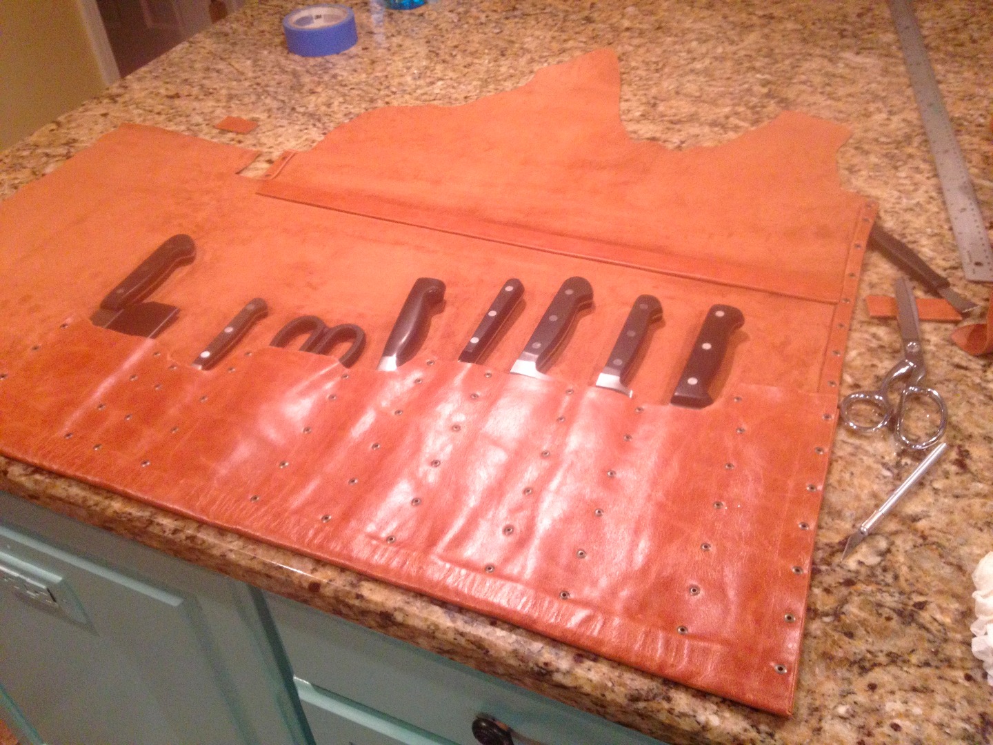 Leather Chef's Knife Roll 9 Steps (with Pictures) Instructables