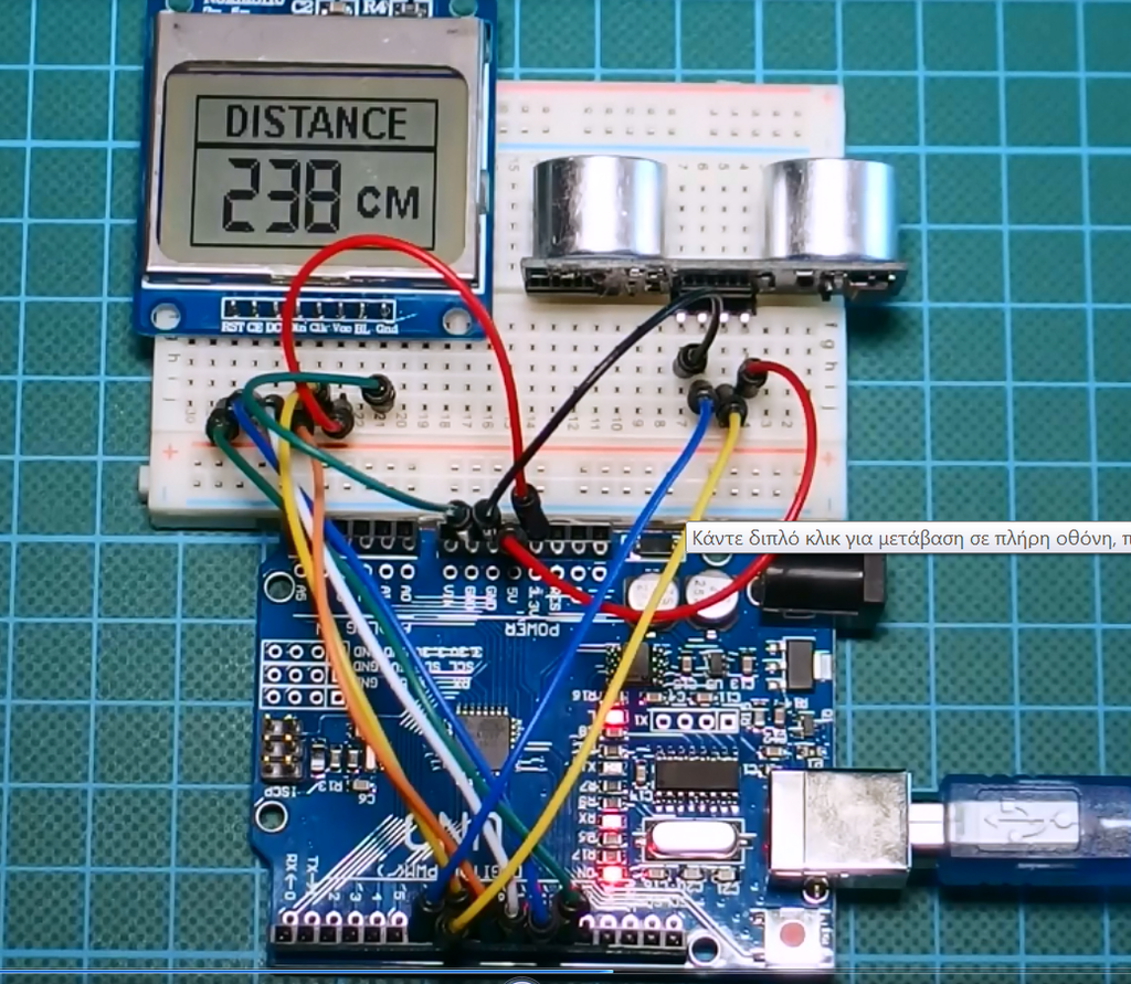 diy distance meter with arduino and a nokia 5110 display 6 steps with pictures instructables
