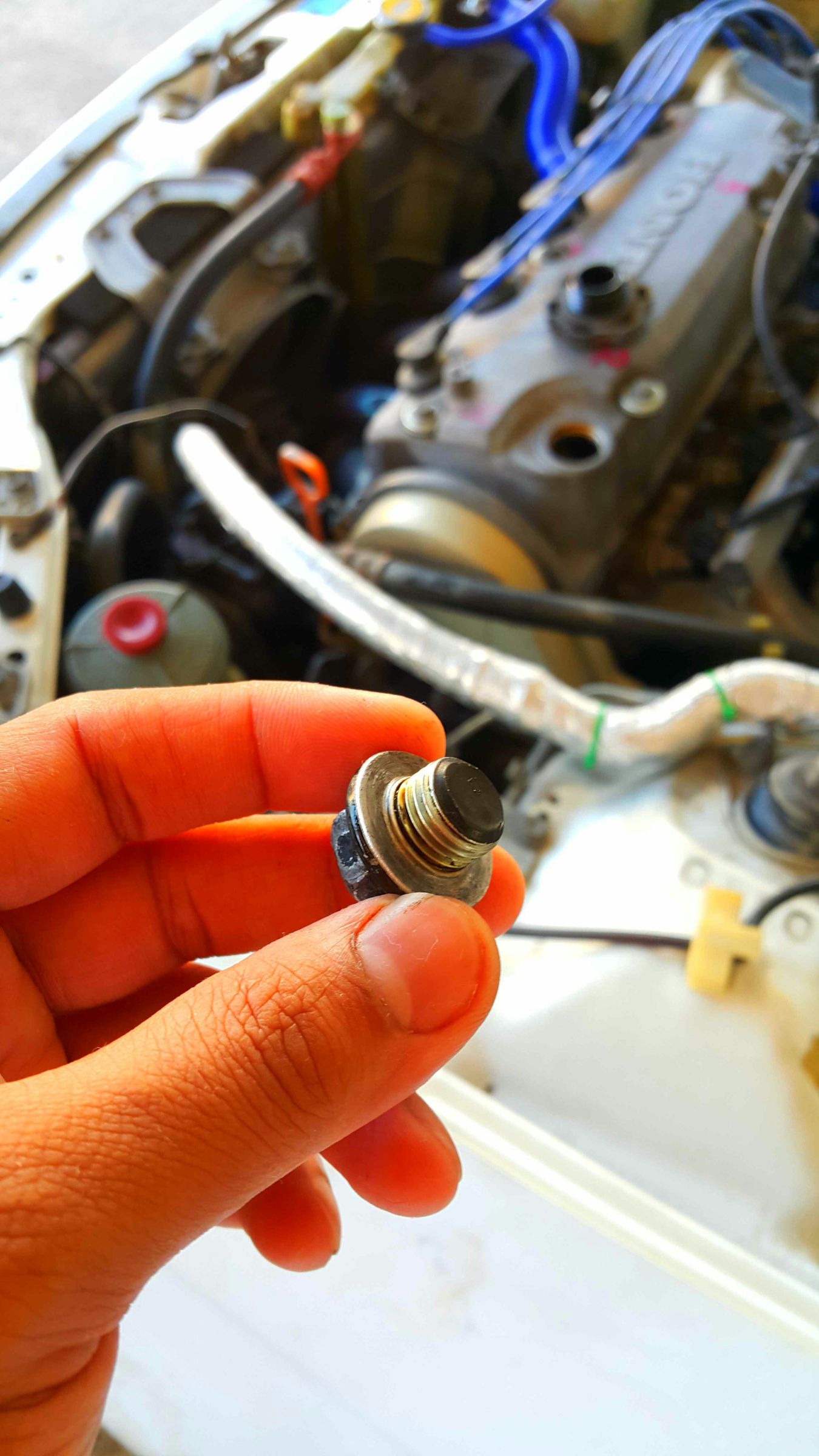 Changing Engine Oil and Filter! Honda Civic 1999 D15B Engine. 5