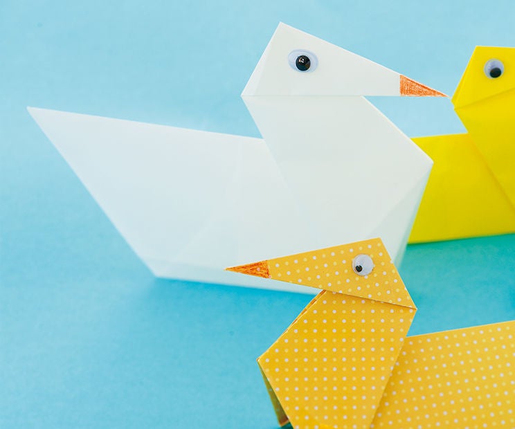 Paper Folding How To Ducks Bobbing on a Lake 10 Steps Instructables
