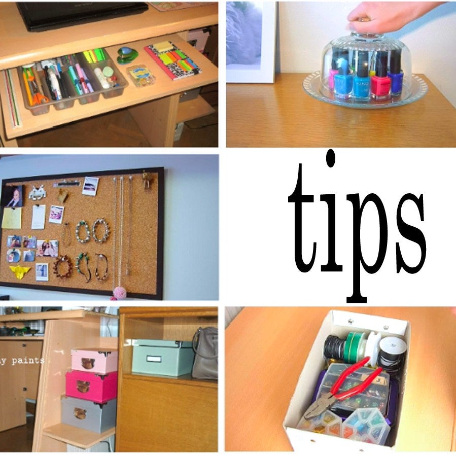 EASY ROOM DECOR 7 Ways to Organize Your Room!! Instructables