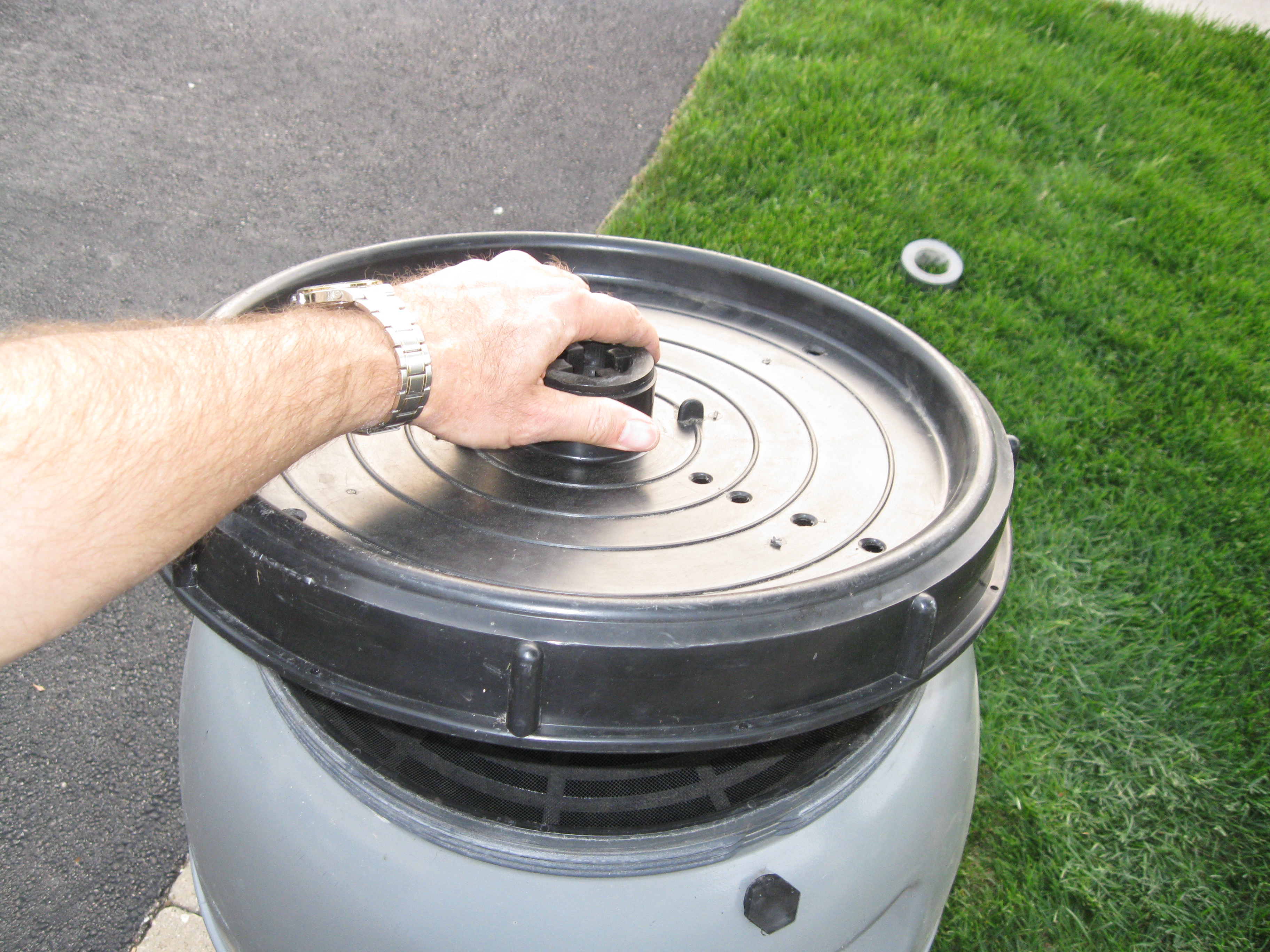 Refitting a Great American Rain Barrel With a New Heavy Duty Spigot