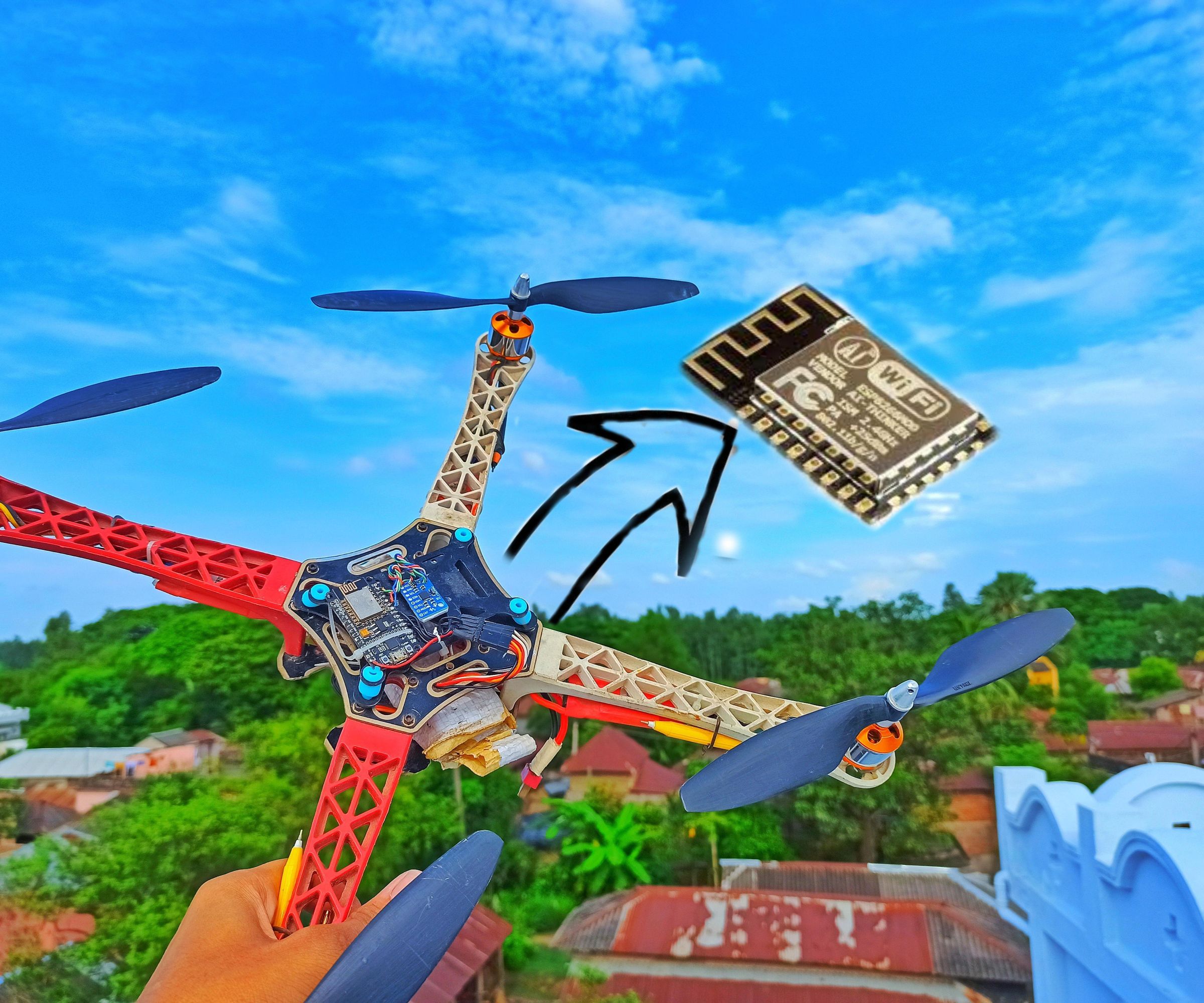 How to Make Drone Flight Controller Using ESP8266 