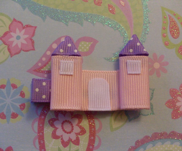 How to Make a Princess Castle Hair Clippie