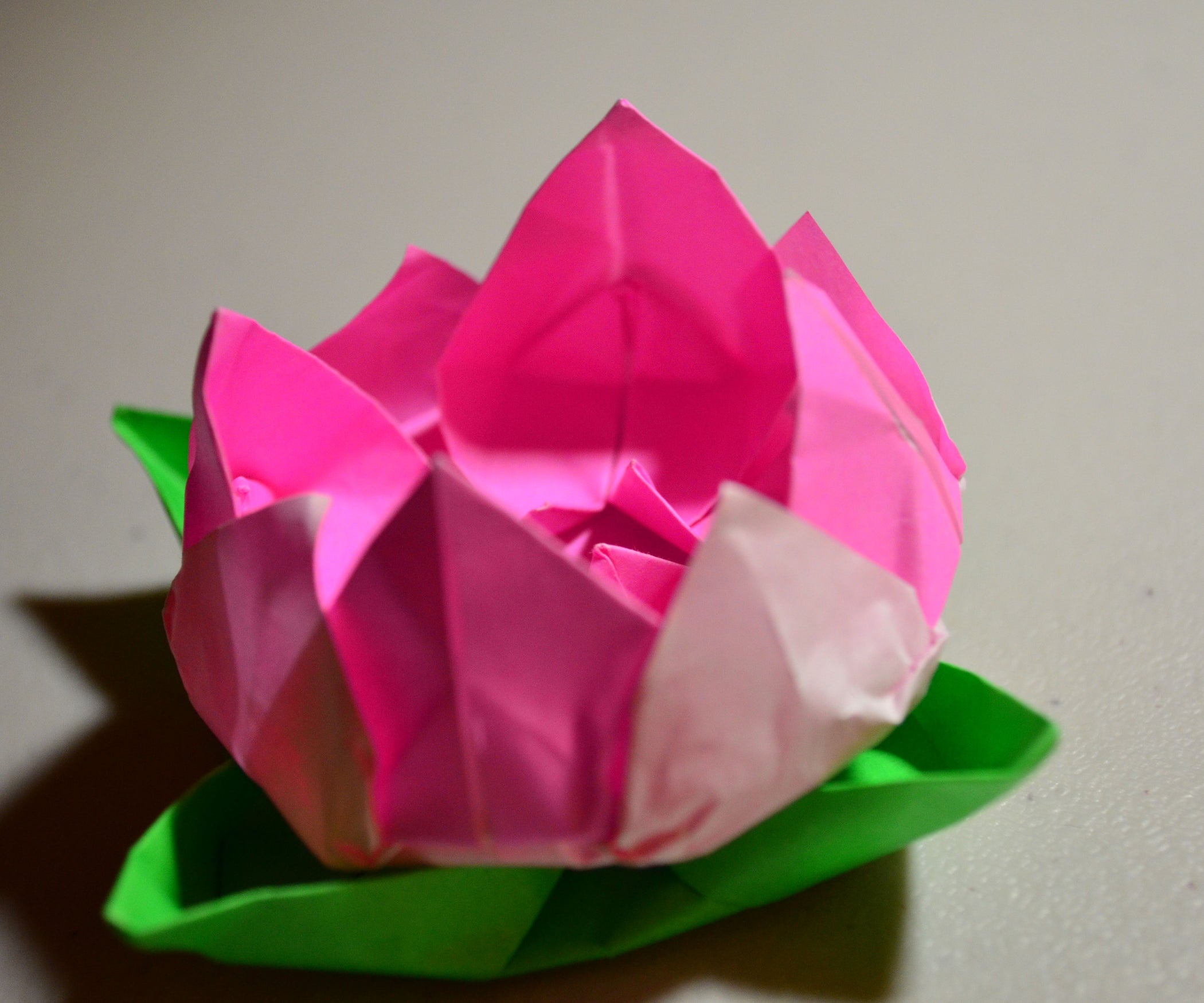 Origami Lotus Flower 4 Steps (with Pictures) Instructables